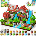 200 Pieces Magnetic Blocks Jumbo Forest Castle, Cute Fun Magnetic Building Blocks Montessori Sensory Stacking Toys for Kids Aged 3 4 5 6 7 8 9 10 11 12 Year Old Boys Girls Gift Christmas