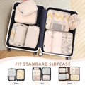 8 Set Packing Cubes Luggage Packing Organizers for Travel Accessories