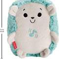 Baby Musical Toy Calming Vibes Hedgehog Soother Plush Sound Machine with Vibrations for Newborns, Blue