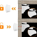 Safety Locks, Magnetic Safety Locks, Invisible Safety Latch Lock for Cupboard, Cabinet and Drawer, Child Proof, Easy to Install Kit, with Extra 3M Adhesive Tapes,10 Locks 2 Keys