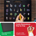Double-Sided Magnetic Drawing Board, ABC Tracing Toy Ages 3+