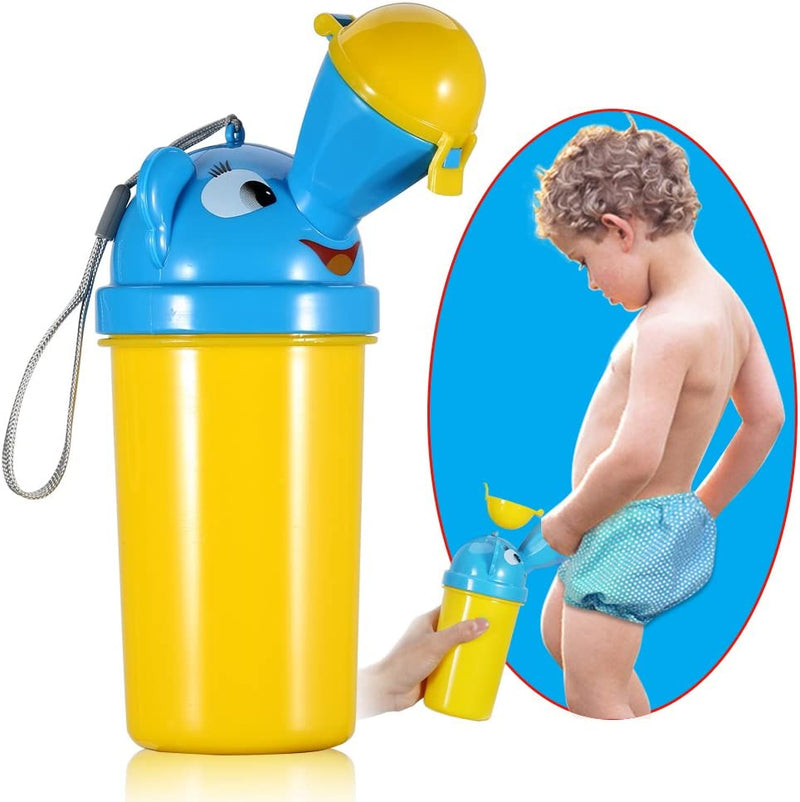 Portable Baby Child Potty Urinal Emergency Toilet for Camping Car Travel and Kid Potty Pee Training (Boy&Girl)