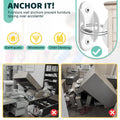 6-Pack anti Tip Furniture Anchor, Wall Strap for Baby Proofing