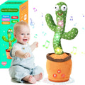 Dancing Talking Cactus Toy for Boys & Girls 18 Months+, Repeating & Singing Mimicking Cactus with English Songs & Adjustable Volume, Great Stocking Stuffer Gift for Kids 2 Years Old