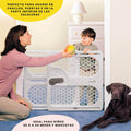 Pressure Mount Easy Fit Security Gate, Fits Spaces between 28" and 40", and 27" Tall, White