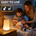 Night Light for Kids Baby, USB Rechargeable Touch Lamp with Remote