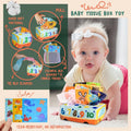 Montessori Sensory Baby Toys, 6 in 1 Early Educational Learning Toy Set