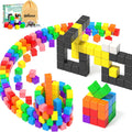Magnetic Blocks, Magnetic Building Blocks, Magnet Tiles Toddler Toys STEM Sensory Montessori Toys for 3+ Year Old Boys & Girls, Kids Toys Gift Ideal for Toddler with Autism