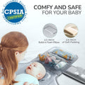 Portable Diaper Changing Pad for Baby, Detachable Travel Changing Pad with Baby Wipes Pocket, Gifts for Baby Shower, Newborn Girls and Boys