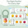 O’Doe Fruit Feeder | Baby Fruit Feeder Pacifier with 1 Feeders and 3 Nipples | Bpa-Free, Baby Food Feeder and Fruit Teether for Babies | Silicone Pacifier and Teething Soother | Ideal for Baby Feeding
