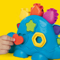 Shapes & Colors Dino Starter Set, Tactile Sensory Play Dinosaur Toys for Kids 2+, 11 Accessories