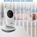 VM819-2 Baby Monitor, 2.8” Screen, 2 Cameras, 1000Ft Range, Night Vision, 2-Way Audio, Temperature Sensor, Lullabies, Secured Transmission No Wifi