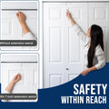 Complete Deluxe Bi-Fold Door Lock, 2 Pack by